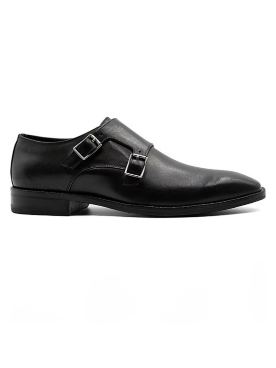 Bruno Magli Other - BRUNO MAGLI Paro Dark Brown Structured Buckle Strap Dress Shoes Oxford Sz 11 M
